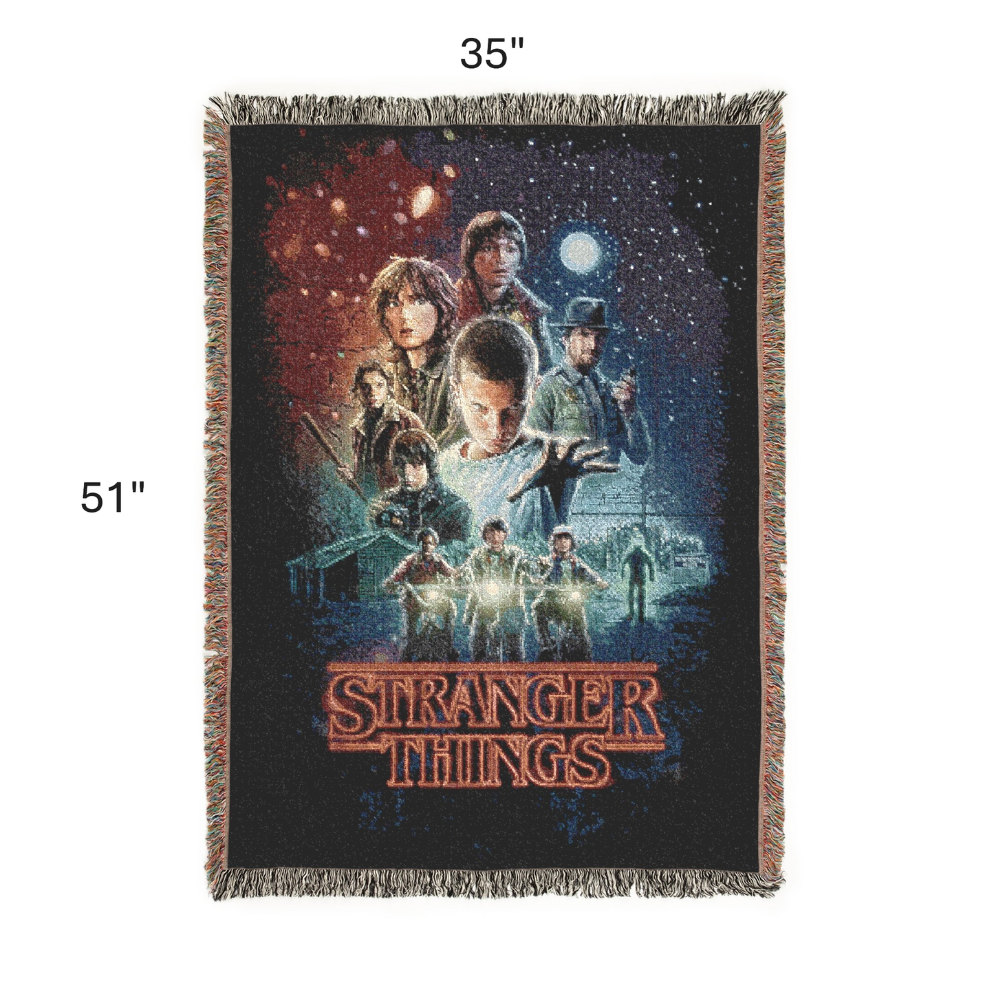 Stranger Things Woven Blanket